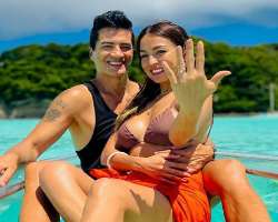 She announced her engagement with her long-term boyfriend Troy Montero in March of 2022.